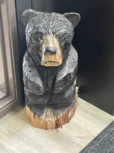 Behr Gold Wood Carved Bear